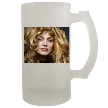 Arielle Dombasle 16oz Frosted Beer Stein