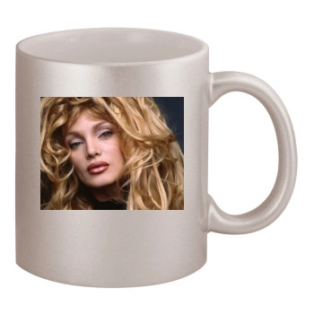 Arielle Dombasle 11oz Metallic Silver Mug