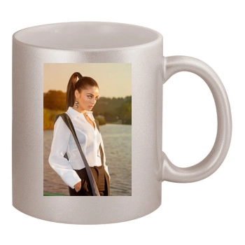 Ayca Aysin Turan 11oz Metallic Silver Mug