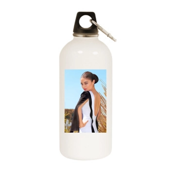 Ayca Aysin Turan White Water Bottle With Carabiner