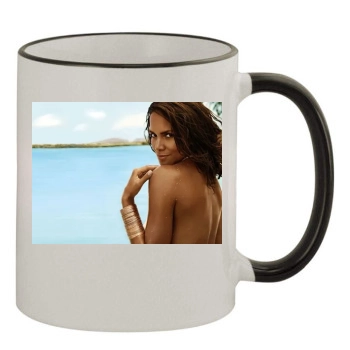 Halle Berry 11oz Colored Rim & Handle Mug