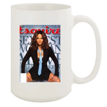 Halle Berry 15oz White Mug