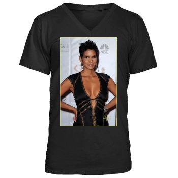 Halle Berry Men's V-Neck T-Shirt