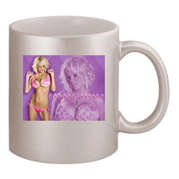 Hanna Hilton 11oz Metallic Silver Mug