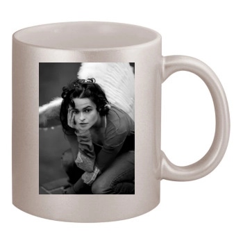 Helena Bonham Carter 11oz Metallic Silver Mug