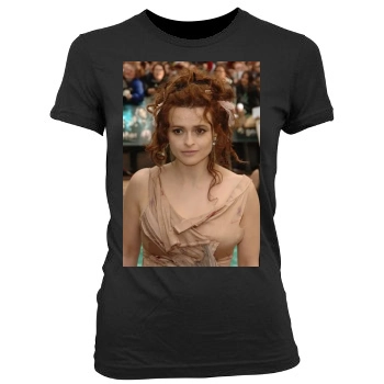 Helena Bonham Carter Women's Junior Cut Crewneck T-Shirt