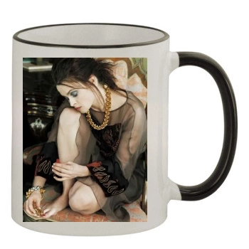 Helena Bonham Carter 11oz Colored Rim & Handle Mug