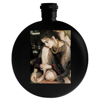 Helena Bonham Carter Round Flask