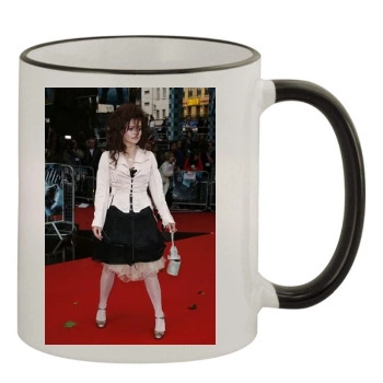 Helena Bonham Carter 11oz Colored Rim & Handle Mug