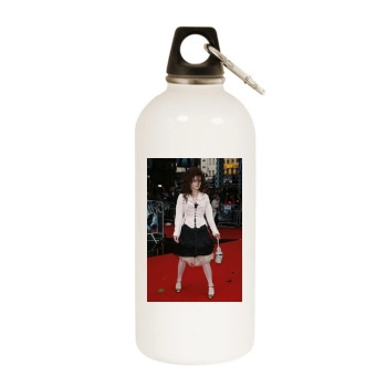 Helena Bonham Carter White Water Bottle With Carabiner