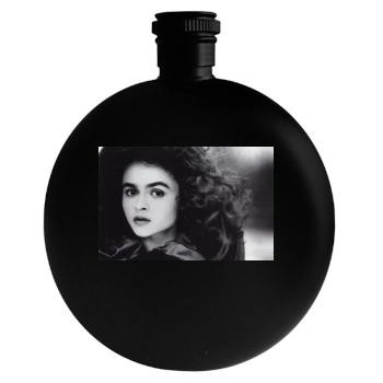 Helena Bonham Carter Round Flask