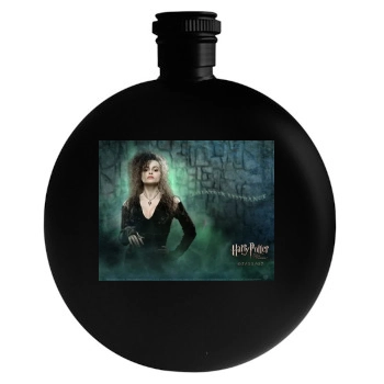 Helena Bonham Carter Round Flask