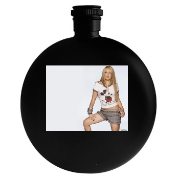 Hilary Duff Round Flask