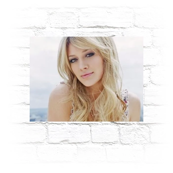 Hilary Duff Metal Wall Art