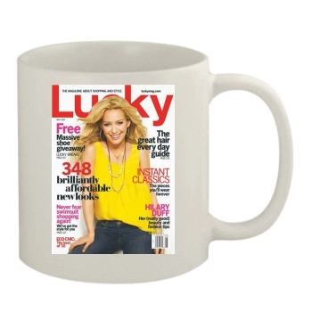 Hilary Duff 11oz White Mug