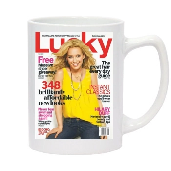 Hilary Duff 14oz White Statesman Mug