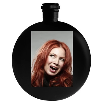 Traci Lords Round Flask