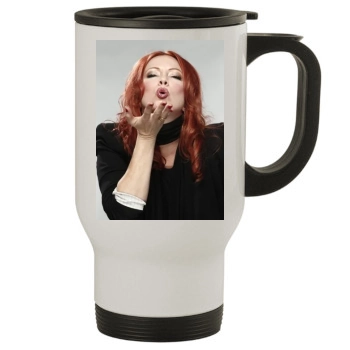 Traci Lords Stainless Steel Travel Mug