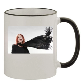 Traci Lords 11oz Colored Rim & Handle Mug