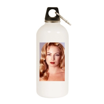 Traci Lords White Water Bottle With Carabiner