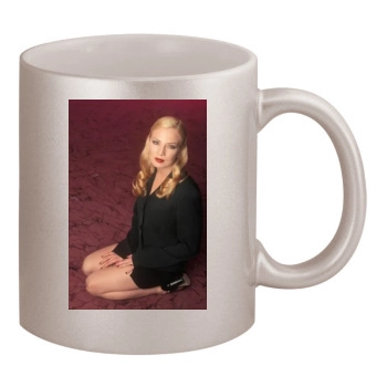 Traci Lords 11oz Metallic Silver Mug