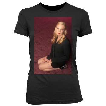 Traci Lords Women's Junior Cut Crewneck T-Shirt