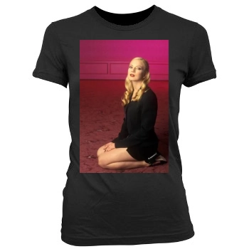 Traci Lords Women's Junior Cut Crewneck T-Shirt