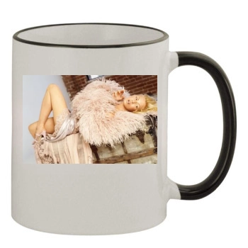 Traci Lords 11oz Colored Rim & Handle Mug