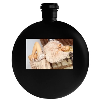 Traci Lords Round Flask