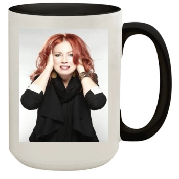 Traci Lords 15oz Colored Inner & Handle Mug