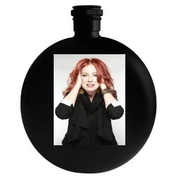 Traci Lords Round Flask