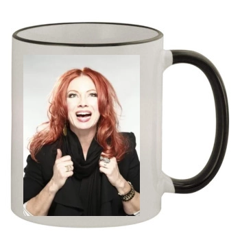 Traci Lords 11oz Colored Rim & Handle Mug