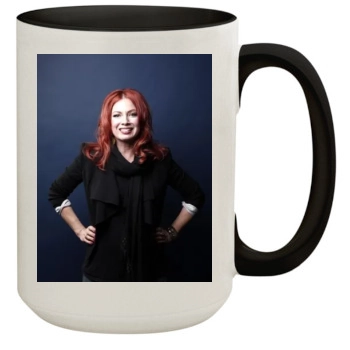 Traci Lords 15oz Colored Inner & Handle Mug