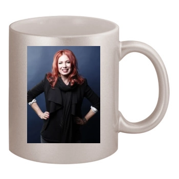 Traci Lords 11oz Metallic Silver Mug