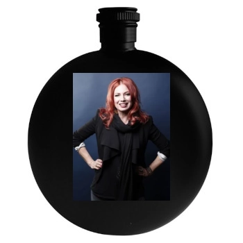 Traci Lords Round Flask