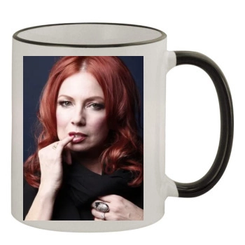 Traci Lords 11oz Colored Rim & Handle Mug