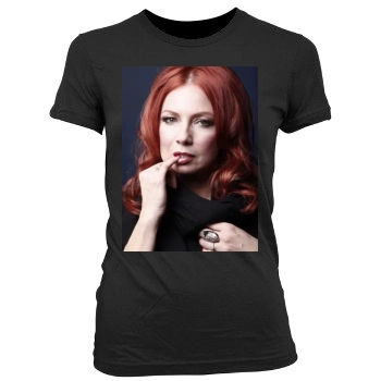 Traci Lords Women's Junior Cut Crewneck T-Shirt