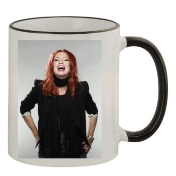 Traci Lords 11oz Colored Rim & Handle Mug