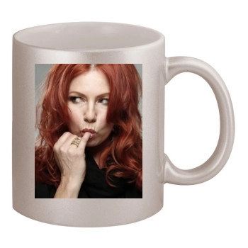 Traci Lords 11oz Metallic Silver Mug