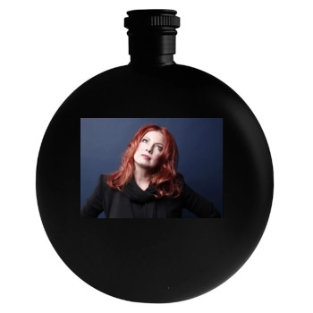 Traci Lords Round Flask