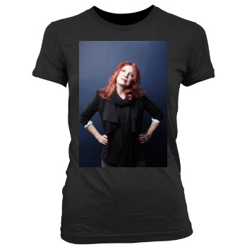 Traci Lords Women's Junior Cut Crewneck T-Shirt