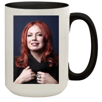 Traci Lords 15oz Colored Inner & Handle Mug