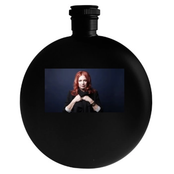 Traci Lords Round Flask