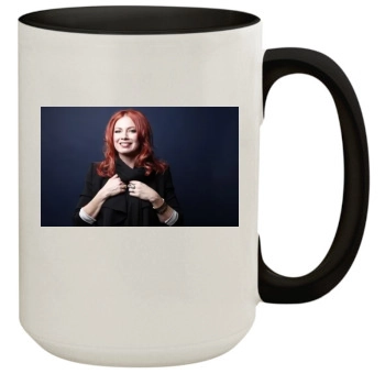 Traci Lords 15oz Colored Inner & Handle Mug