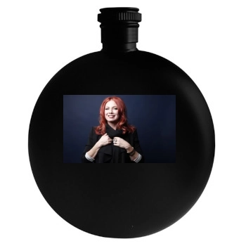 Traci Lords Round Flask