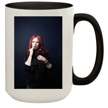 Traci Lords 15oz Colored Inner & Handle Mug