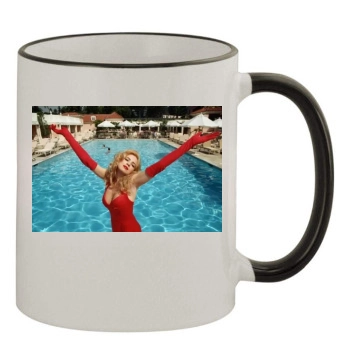 Traci Lords 11oz Colored Rim & Handle Mug