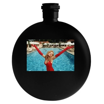 Traci Lords Round Flask