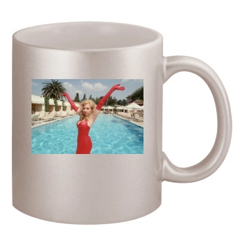 Traci Lords 11oz Metallic Silver Mug