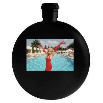 Traci Lords Round Flask